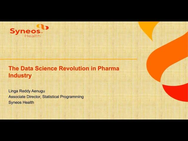 The Data Science Revolution in the Pharma Industry