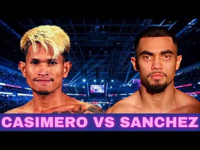 JOHN RIEL CASIMERO VS SAUL SANCHEZ FIGHT