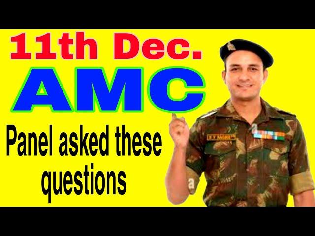 What are questions asked by #AMC SSC Panel in interview | Army Doctor Interview questions & answers