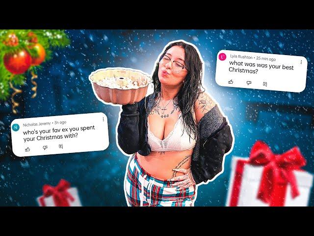 CHRISTMAS Q AND A w/ Danielle Cohn while making HOT COCOA DIP!