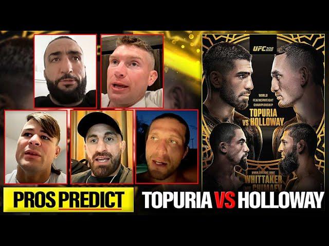 FIGHTERS PREDICT: Ilia Topuria vs. Max Holloway | UFC 308