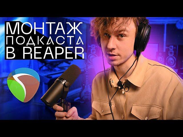 Сведение и монтаж подкаста в Reaper || Обработка голоса для подкастов