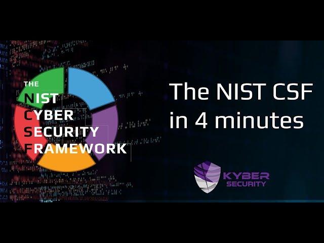 The NIST Cybersecurity Framework summary