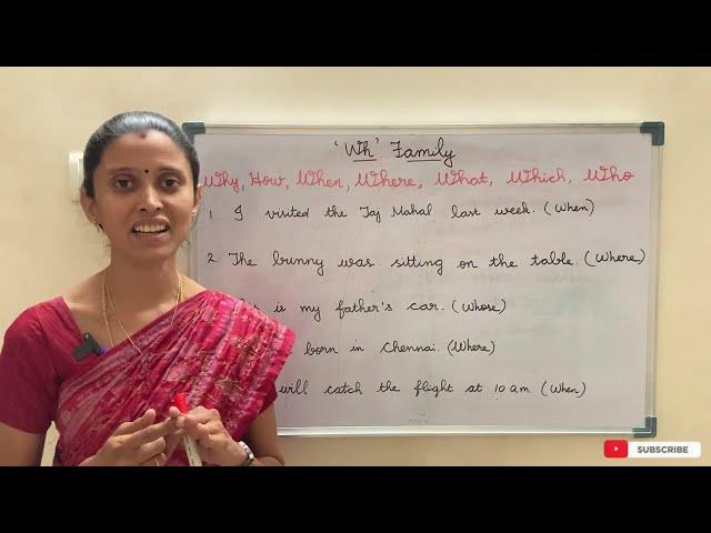 How to frame questions in English  | Vi's learning path | In Tamil