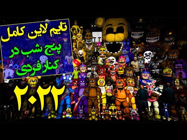 تایم لاین و تاریخچه کامل پنج شب در کنار فردی (2022 ) / five nights at freddy's