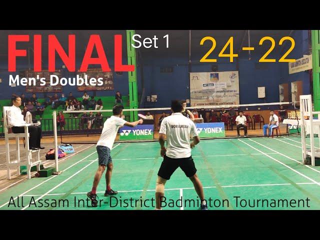 Nice Angle॥FINAL!Men's Doubles॥Nibir &Subhakar VS Sangram& Suraj॥Inter-District Badminton Tournament