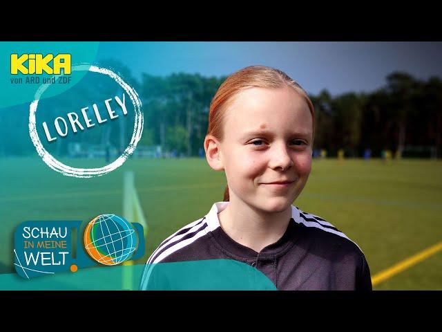 Loreley wird Fußballschiedsrichterin  | Schau in meine Welt! | Mehr auf KiKA.de