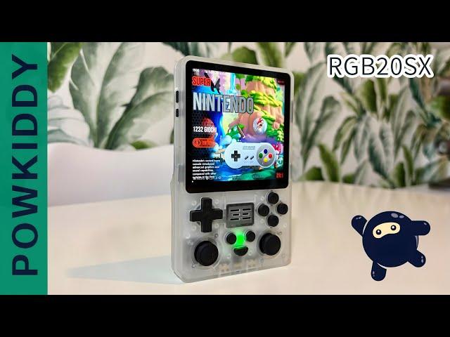 POWKIDDY RGB20SX - The Best Handheld Retro Game Console 20000+ Arcade Games