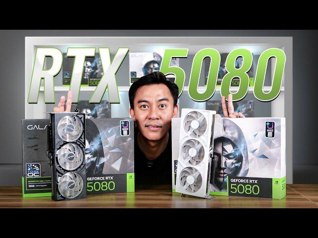 Unbox พรีวิว การ์ดจอ GALAX RTX5080 1-Click OC BLACK / WHITE