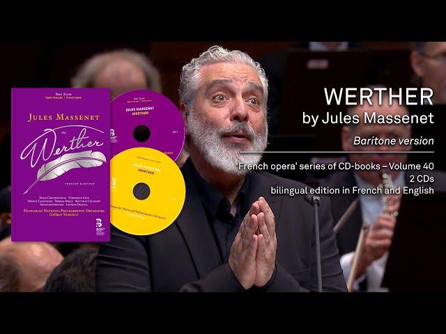 MASSENET Jules, Werther (baritone version) - 'Opéra français' CD-Book