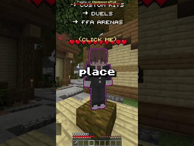 The best PVP-PRACTICE server (free to play) Bedrock & java