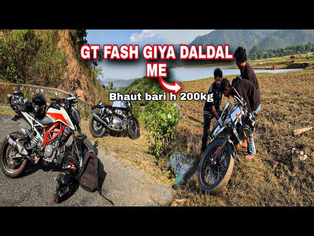 DALDAL ME GT FASH GIYA| 200kg GT| RIDE TO VIJAYGIR DAM |#continentalgt650 #royalenfield