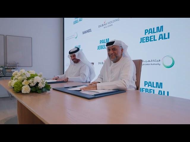 Palm Jebel Ali site progress - Nakheel partners with DEWA to develop substations