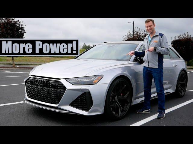 The 2024 Audi RS6 Avant Performance gets More Power!