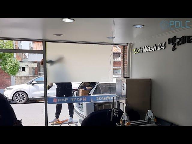 [PDLC그룹] 코인워시 24_대구 송현점 시공 (Miracle glass construction video)