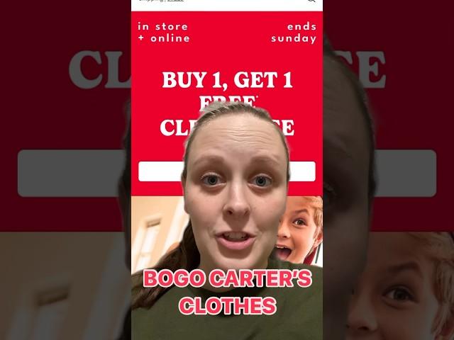 BOGO FREE CARTER’S CLOTHES #extremecouponing