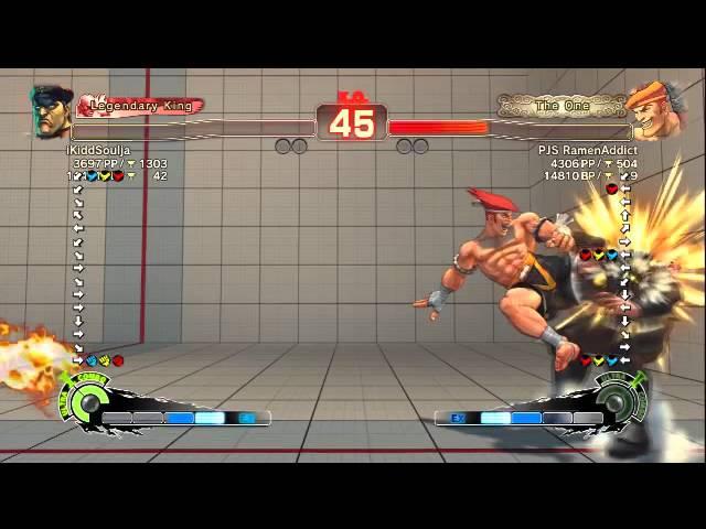 iKiddSoulja (Bison) Vs. PJS RamenAddict (Adon)
