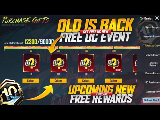 Finally Old Purchase Gift Here | Get Free 12,000 Free UC | Next Purchase Gift Release Date | PUBGM