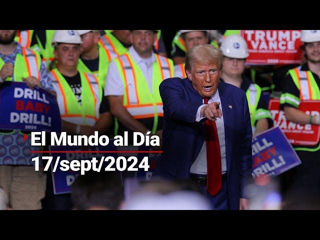 #ElMundoAlDía 17/sept/2024 | Piden moderar retórica tras presunto atentado contra Donald Trump