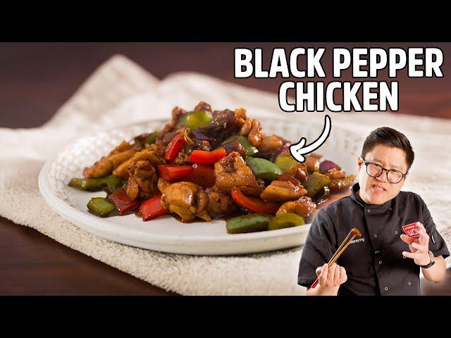 Super Easy Black Pepper Chicken Stir-Fry Recipe!