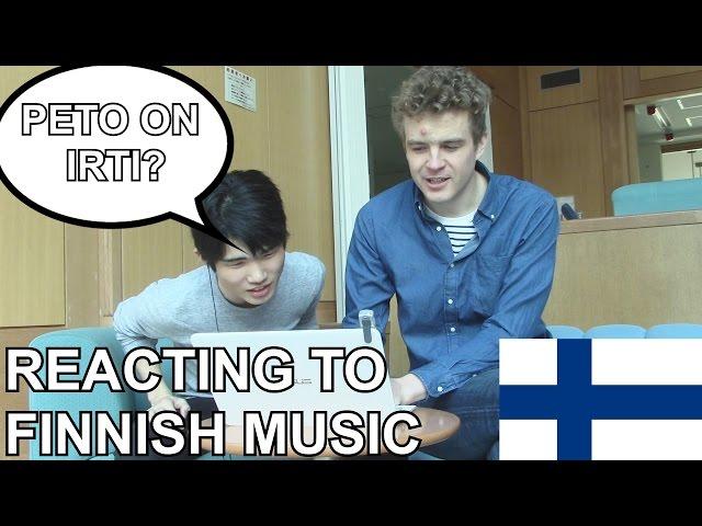 Japanese Reacting to Finnish Music Videos feat. Ten Tobata!