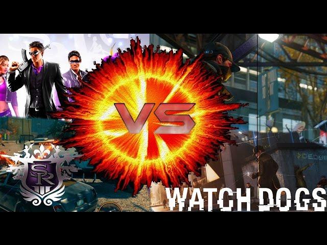 Watch Dogs VS Saints Row 4 сравнение игр