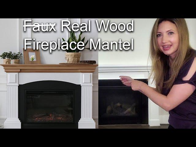 How To Give Your Fireplace Mantel a Real Wood Finish with Retique It's Wood Fireplace Mantel Kit