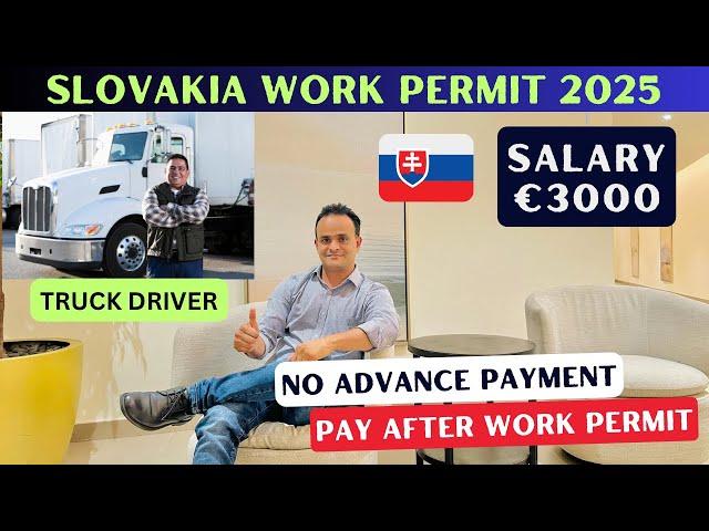 Truck Driver Jobs in Slovakia with Payment After Work Permit!