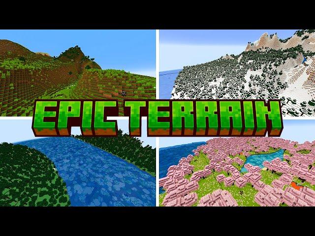 ТОПОПВАЯ ГЕНЕРАЦИЯ В МАЙНКРАФТ | ОБЗОР МОДА MINECRAFT Epic Terrain