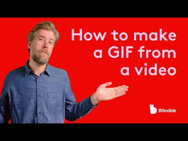 How to make a GIF from a video