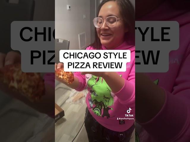 CHICAGO STYLE DEEP DISH PIZZA REVIEW