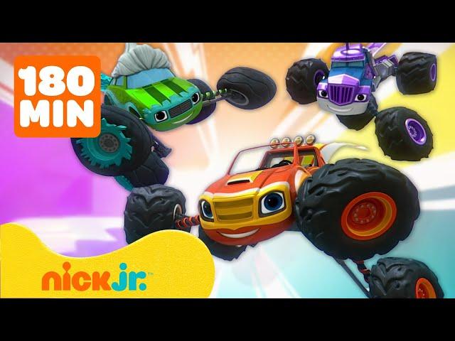 Вспыш и чудо-машинки | 3-часовой гоночный марафон со Вспышем! | Nick Jr. Cyrillic