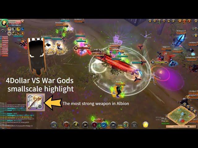 Albion online l 4Dollar VS War Gods smallscale highlight l