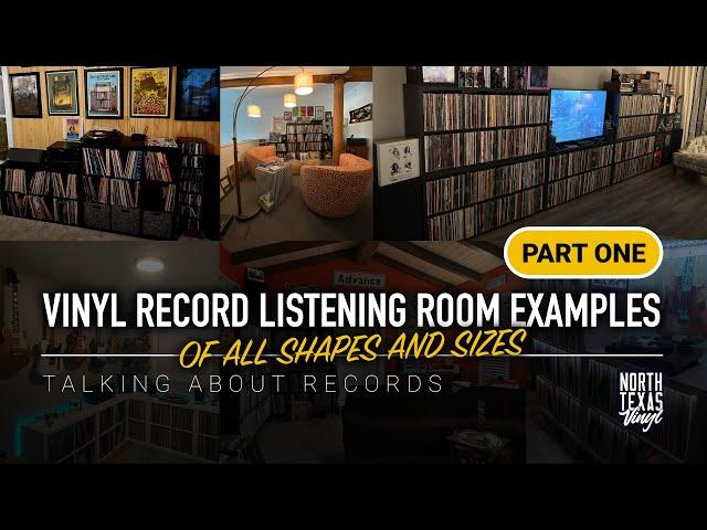 Vinyl Record Listening Room Examples (Part One) | Talking About Records #vinylcommunity