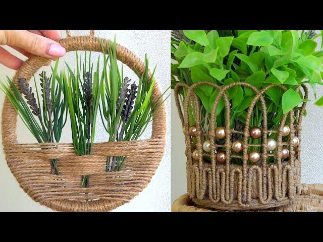 DIY JUTE decoration ideas / 2 Jute craft ideas