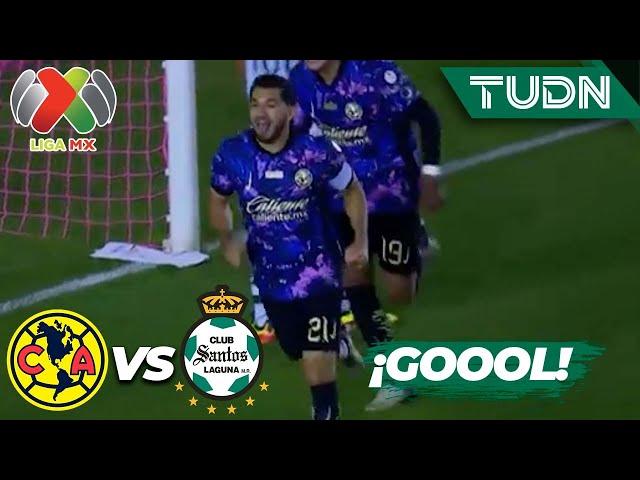 ¡GOL DE LA BOMBA! Henry Martin marca el primero | América 1-0 Santos | Liga Mx -AP2024 - J12 | TUDN