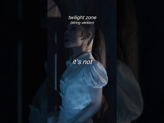 listen to the full version on my channel!  #arianagrande #twilightzone #eternalsunshine