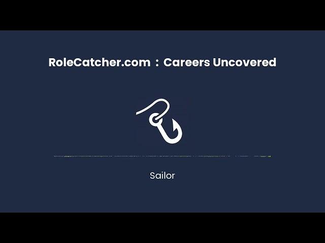 Sailor : Careers Uncovered