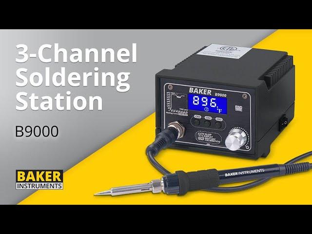 Baker B9000 3-Channel Soldering Station