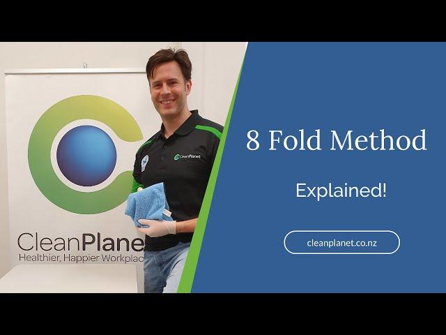 How to correctly fold and use Microfiber cleaning Cloth? | Clean Planet