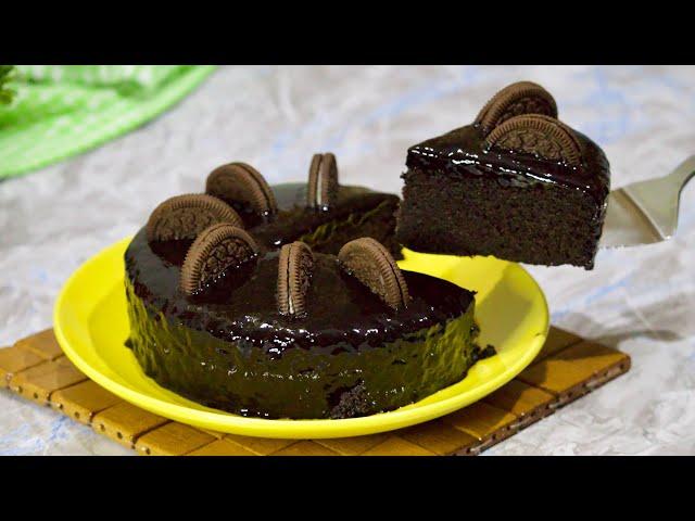 3 INGREDIENTS DARK CHOCOLATE CAKE | Sugar And Spice Cooking