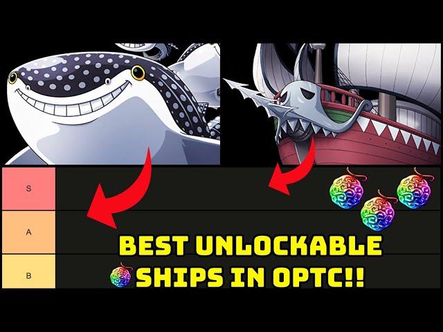 WHICH IS THE BEST? OPTC Unlockable Ship Tier List! [One Piece Treasure Cruise]