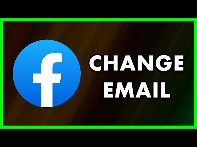 How to Change Email on Facebook | PC | 2024