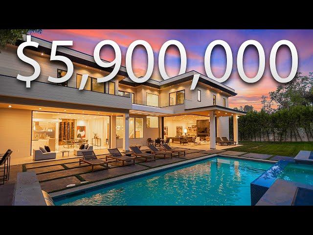 Inside A $5,900,000 MODERN TROPICAL MANSION | Los Angeles Mansion Tour