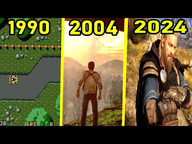 Evolution Of Video Game Graphics 1990-2024