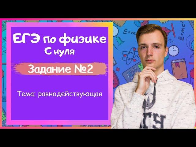 Задание 2 ЕГЭ по физике. Равнодействующая