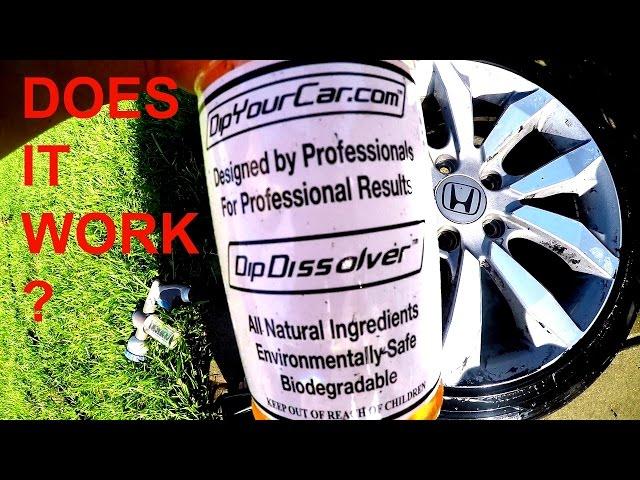 HOW to Remove Plasti Dip off Rims!!!| Dip Dissolver