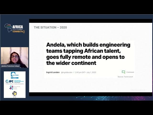 A Distributed Africa - Jessica Colaco VP Growth Brave Venture Lab @ Africa Tech Summit Connects 2020