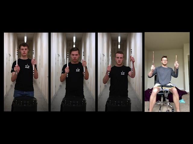 TOP SECRET DRUM CORPS AND FLAM5 DRUMMING STAY AT HOME CHALLENGE - PHIL ANDREWS, OHIO