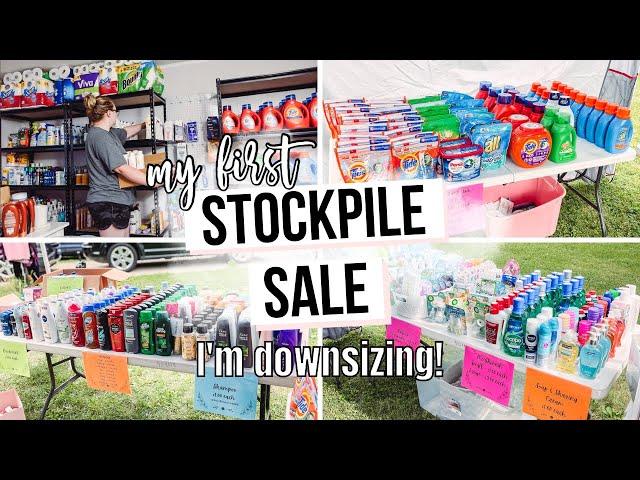 COUPONING STOCKPILE SALE! downsizing my stockpile in half 